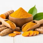 fresh-turmeric-root-powder-wooden-dishes-slices